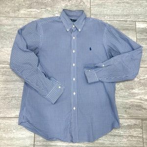 Ralph Lauren Mens Blue Shirt Medium
